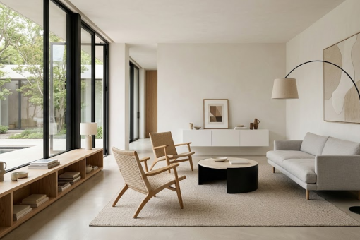 L&rsquo;élégance des lignes épurées dans le mobilier design