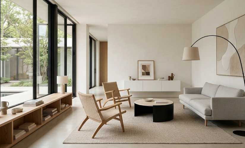 L&rsquo;élégance des lignes épurées dans le mobilier design