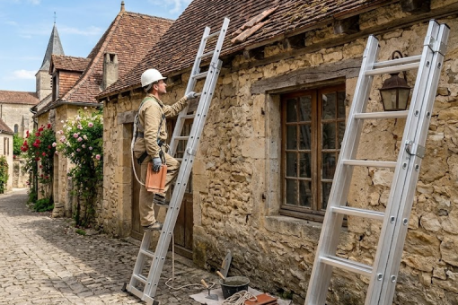 Échelle d&rsquo;accès en aluminium : légère et maniable