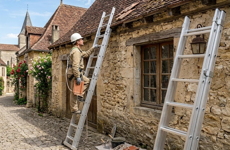 Échelle d&rsquo;accès en aluminium : légère et maniable