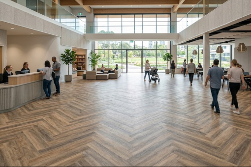 Sol souple PVC : confort acoustique et thermique