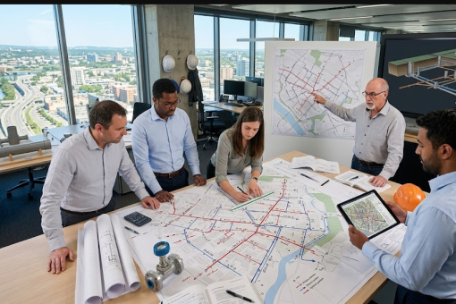 Le plan topographique pour l&rsquo;assainissement : calculer les pentes d&rsquo;écoulement