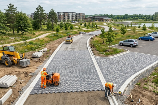 Les bordures : l&rsquo;élément essentiel pour la tenue des allées carrossables