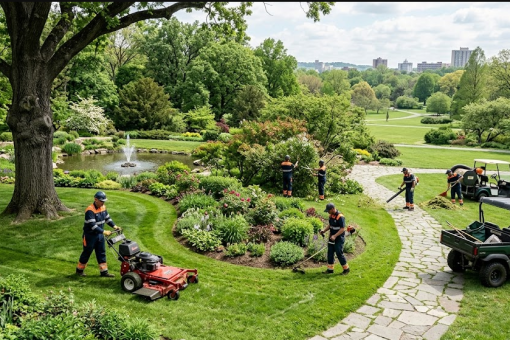 Externaliser l&rsquo;entretien d’un espace vert : le calcul du ROI pour une usine