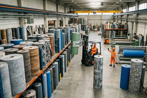 Sol souple en rouleau de 4m de large