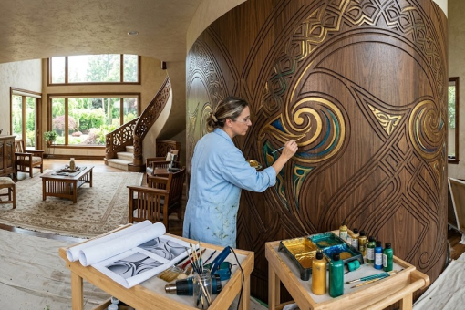 Peindre sur des finitions en bois stratifié : est-ce possible ?