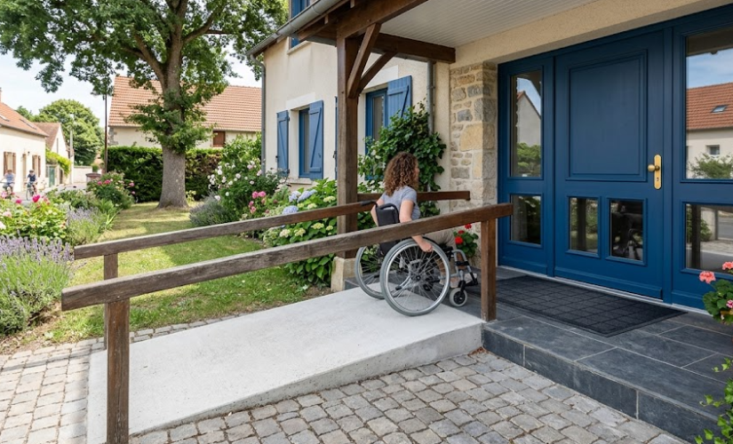 Élargir une porte existante pour faciliter le passage d’un fauteuil roulant