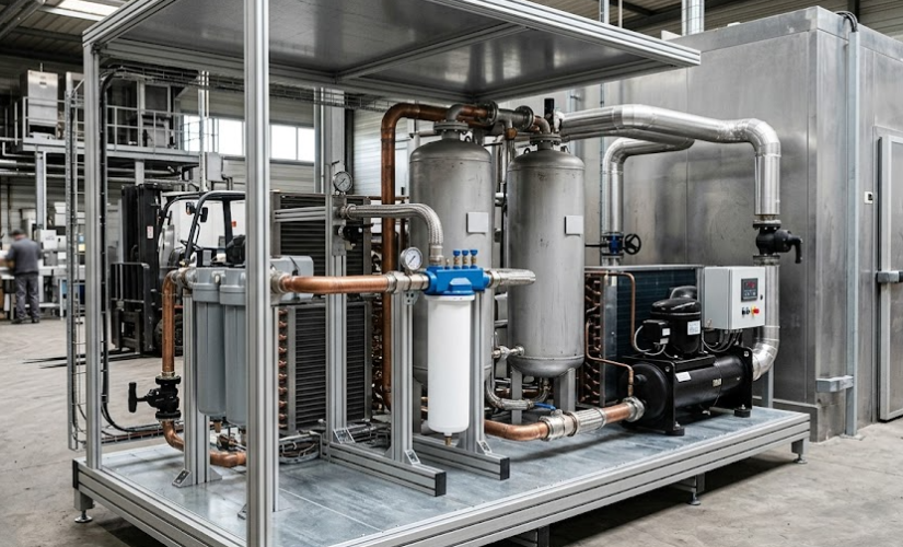 Sécheur d&rsquo;air par réfrigération : la solution standard à +3°C