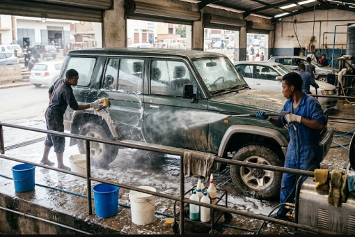 Utiliser une cire spray pour entretenir la finition brillante entre deux lavages de votre véhicule