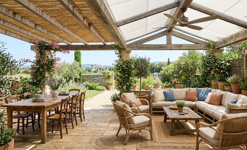 Confort thermique en terrasse : gérer l&rsquo;ombre et les courants d&rsquo;air