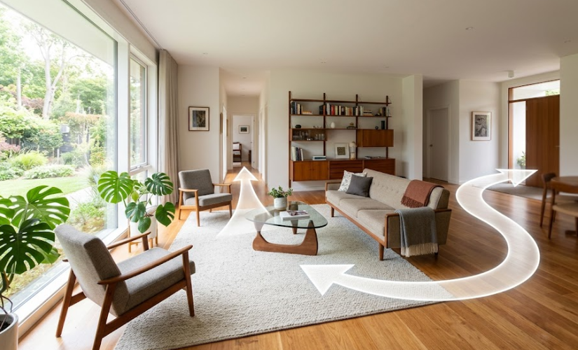 Comment dessiner un plan de circulation fluide pour votre salon ?