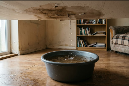 Fuite de toiture : les 5 réflexes à avoir pour limiter les dégâts