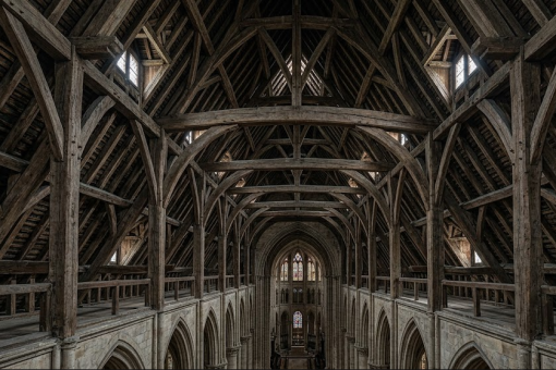 L&rsquo;histoire et les secrets des charpentes des cathédrales françaises