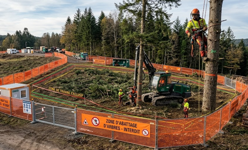 Sécuriser la zone d&rsquo;abattage : périmètre et protection des biens