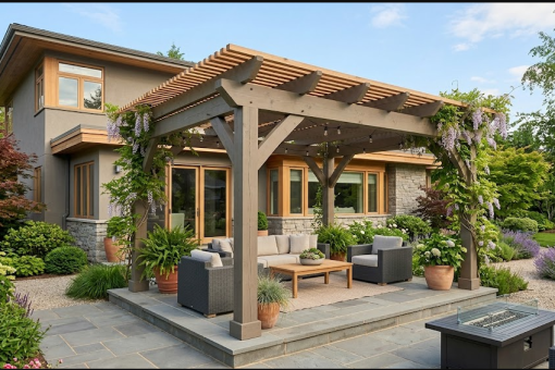 Pergola : comment choisir la couleur de sa structure selon sa façade ?