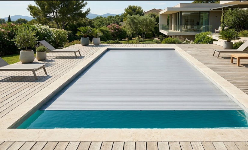 Volets de piscine : un allié pour réduire l’évaporation de l’eau