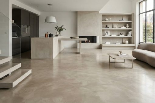 Le béton ciré, une solution design et résistante