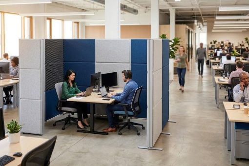 Cloison modulaire acoustique : la clé pour réduire le bruit en open space