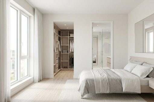 Créer une impression de grandeur dans une petite suite parentale