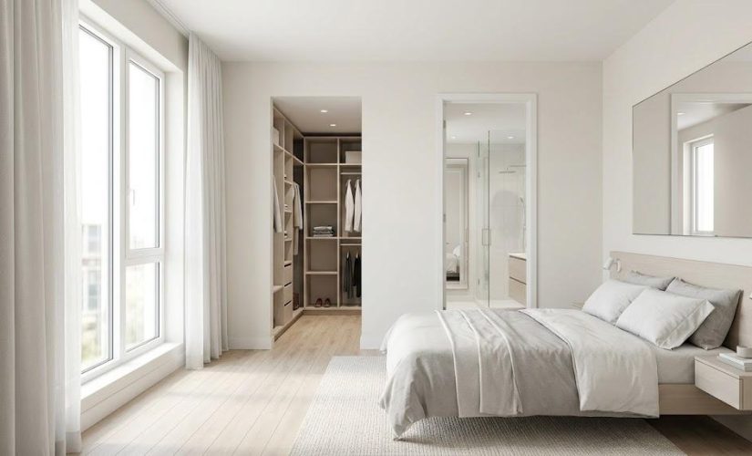 Créer une impression de grandeur dans une petite suite parentale