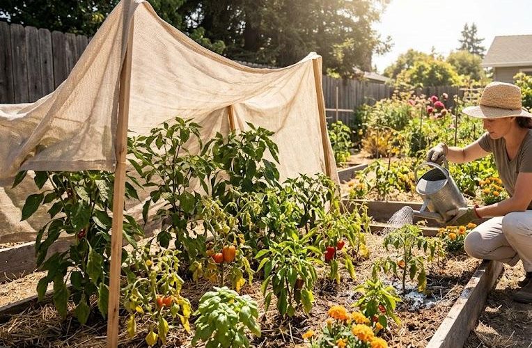 Canicule : entretenir et protéger les plantes du jardin