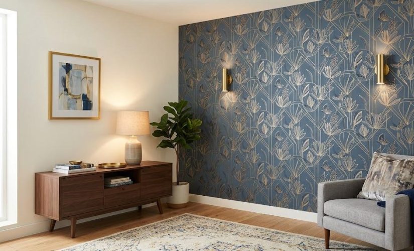 Idées de combinaisons papier peint et peinture pour un effet chic
