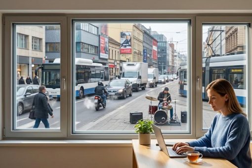 Le triple vitrage, une barrière infranchissable contre le bruit