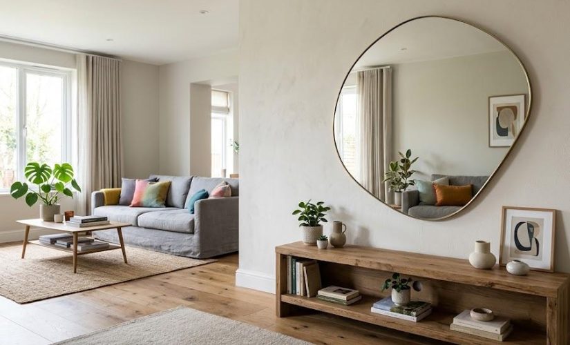 Miroirs organiques : l&rsquo;accessoire maison pour agrandir l&rsquo;espace