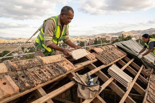 Comment se déroule le remplacement de tuiles faîtières poreuses ?