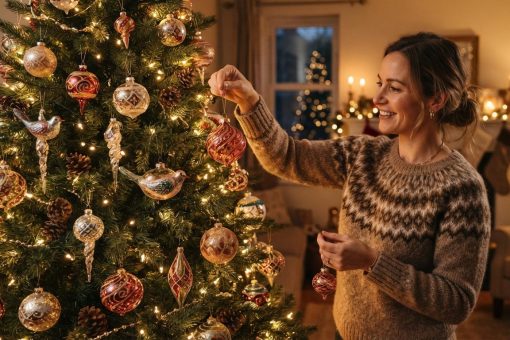 Noël : décorer son sapin avec des boules en verre soufflé artisanal