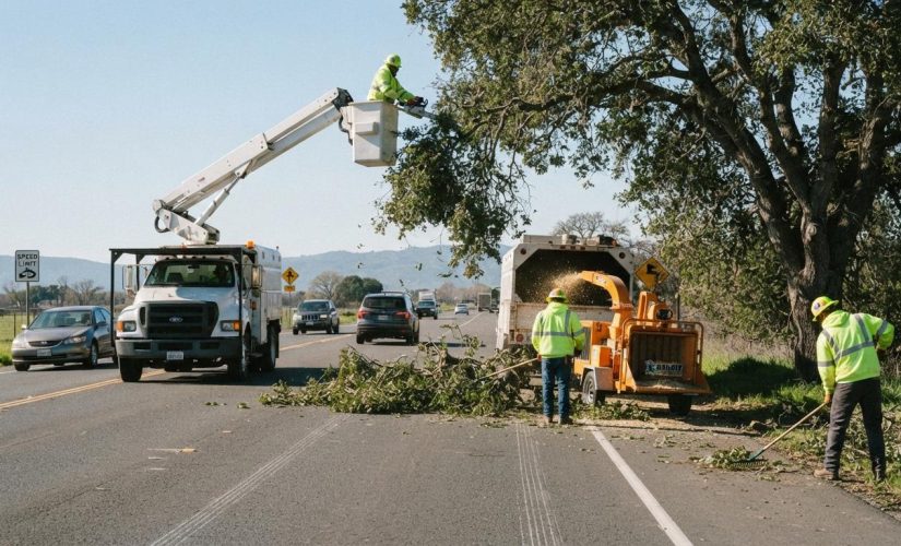 Élagage en bord de route : sécuriser la circulation et la visibilité des automobilistes