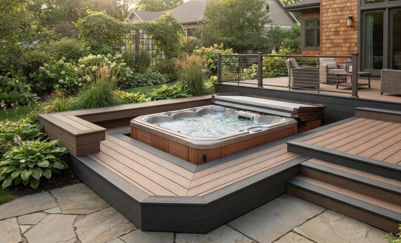 Intégrer un spa dans son projet de terrasse : design et mise en œuvre