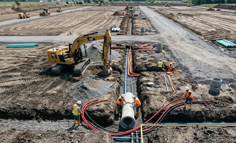Comment la VRD garantit la viabilisation après le terrassement ?