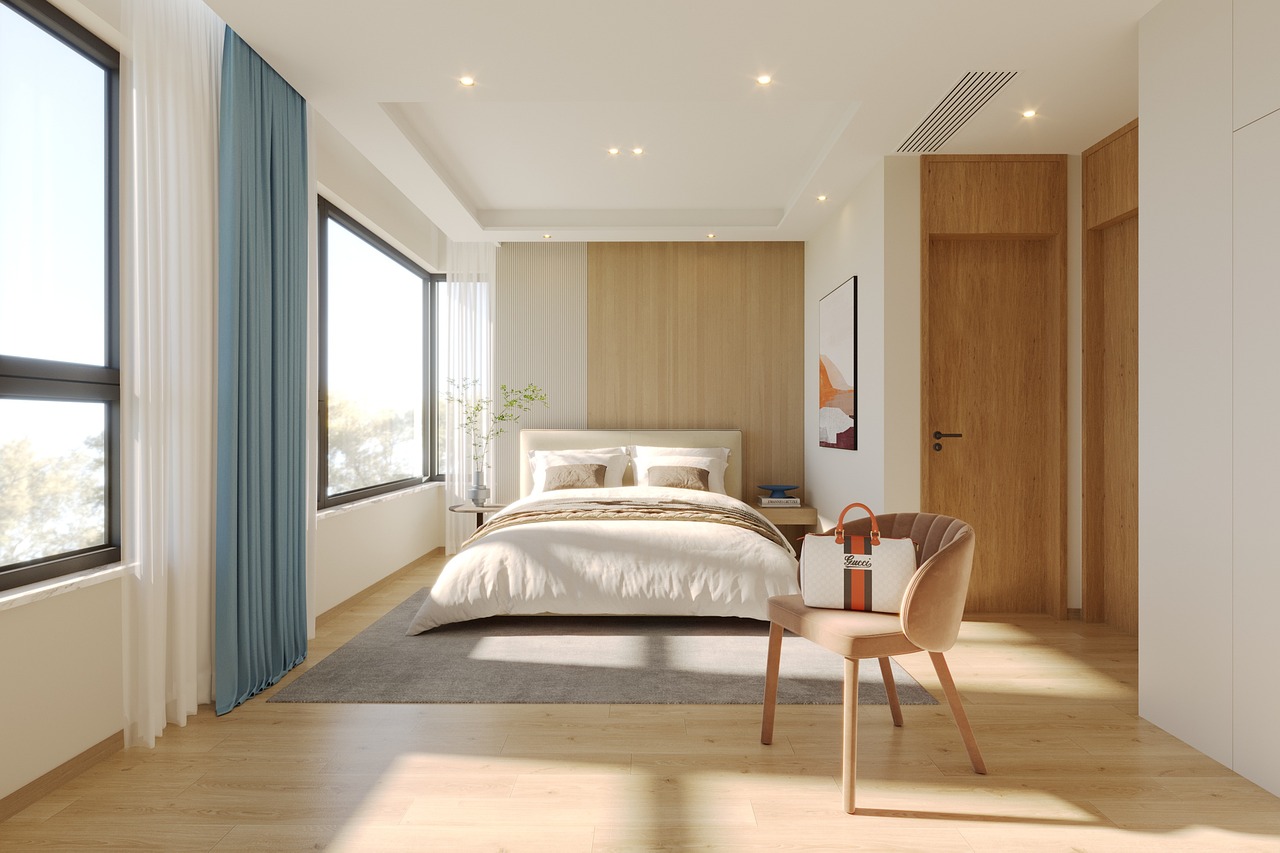 découvrez une suite parentale moderne et minimaliste, où lignes épurées, matières naturelles et tons apaisants créent un espace élégant et reposant.